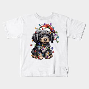 Christmas Puppy Kids T-Shirt